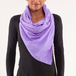 Lululemon Vinyasa scarf heathered power purple